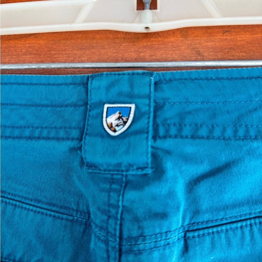Womens Kuhl Teal Casual Shorts - Picture 3 of 4